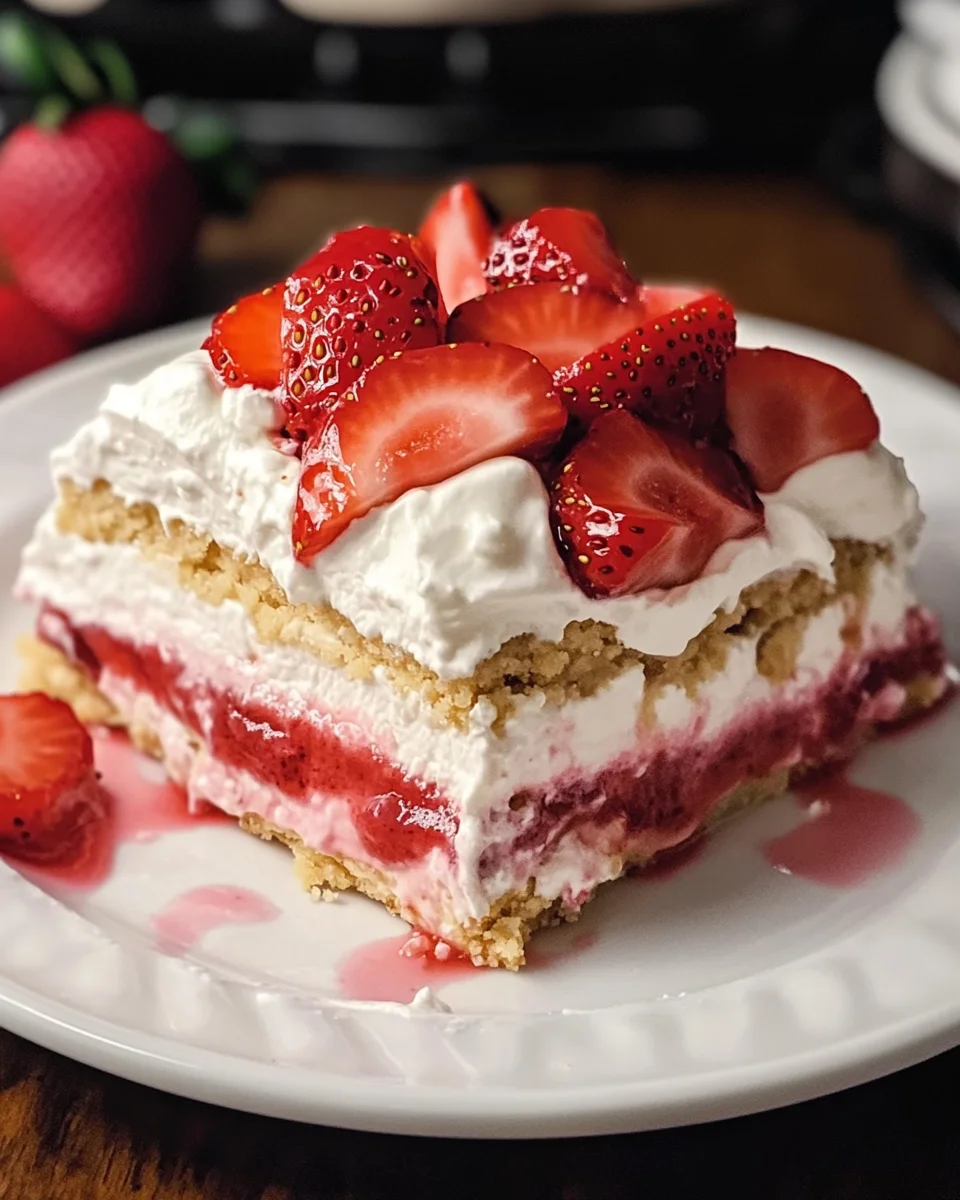 Strawberry Lasagna: A Refreshing Dessert Delight!