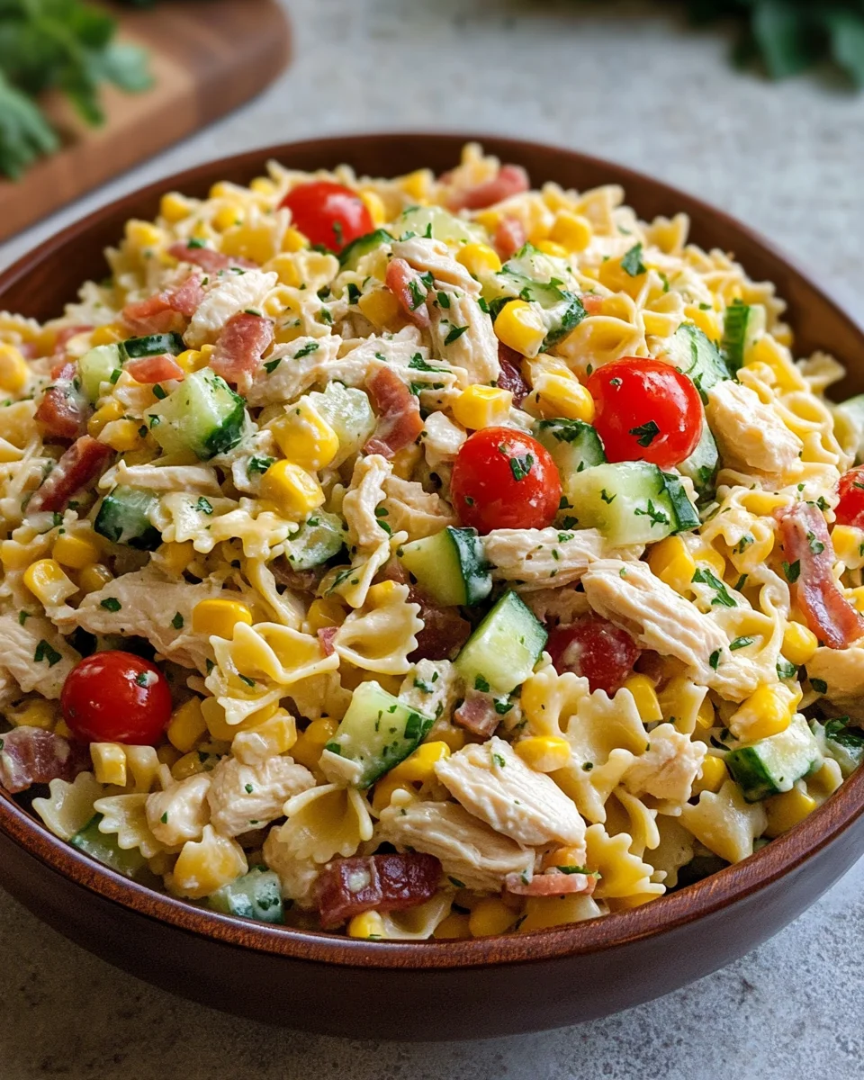 Summery Chicken Pasta Salad Cooking Taste