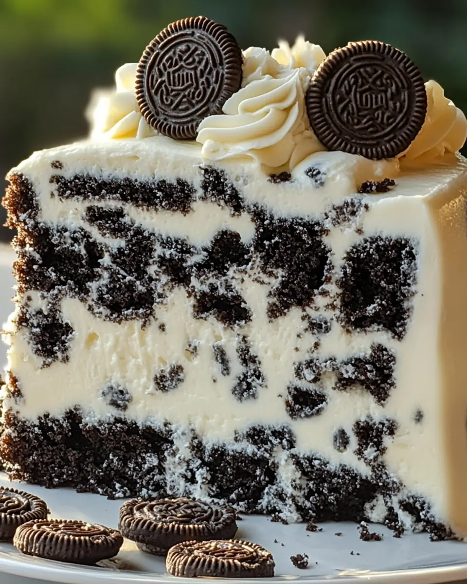 Cookies and Cream Oreo Cake Recipe – Easy & Delicious