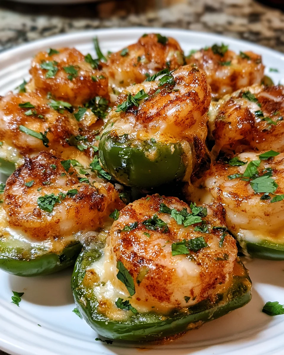 Fiery Cajun Shrimp Stuffed Jalapeños