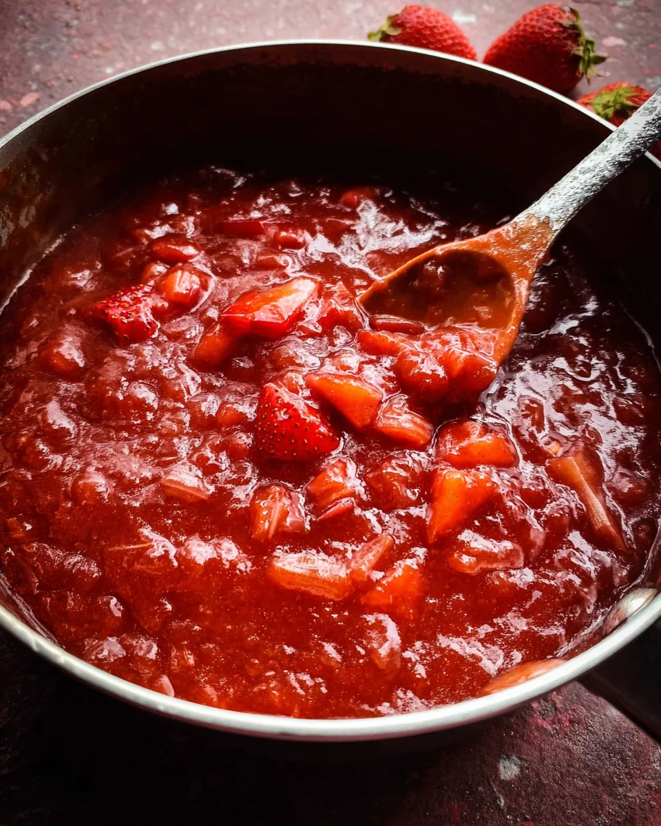 Strawberry Rhubarb Sauce