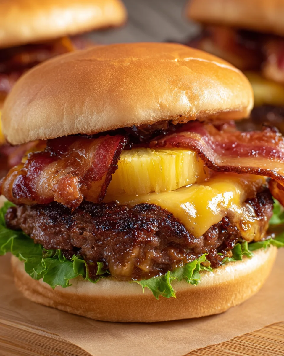 Pineapple Bacon Burger