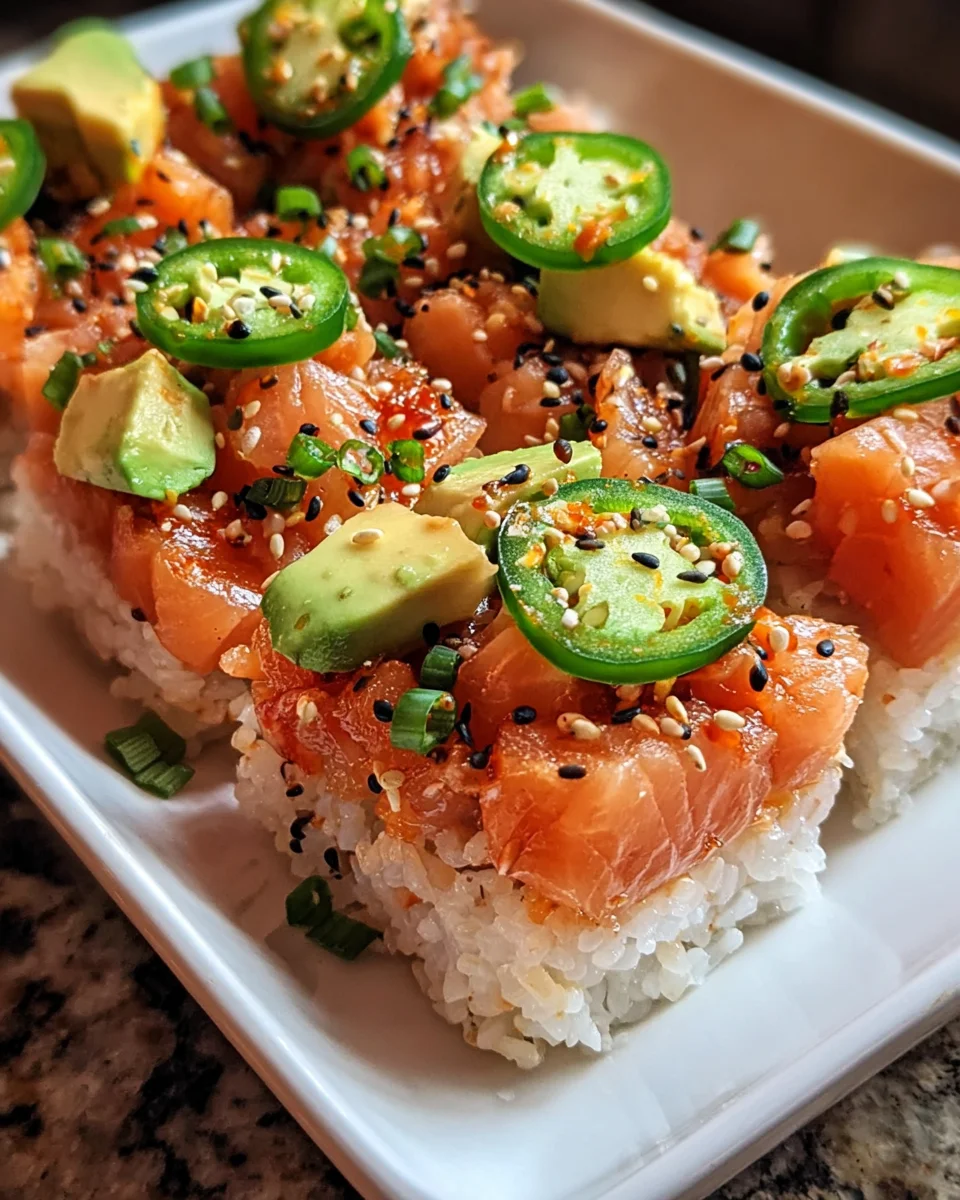 Salmon Crispy Rice