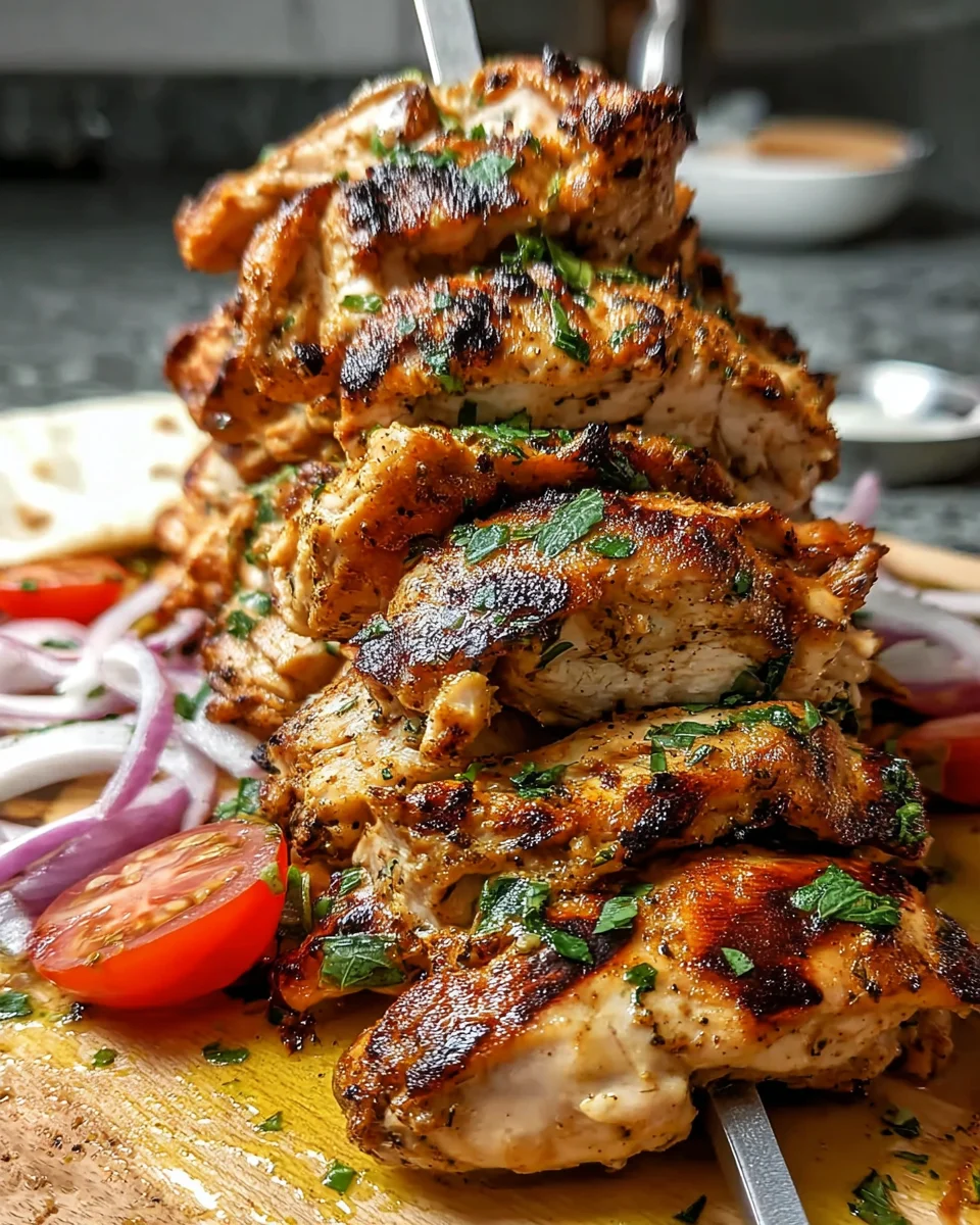 Greek Chicken Gyros
