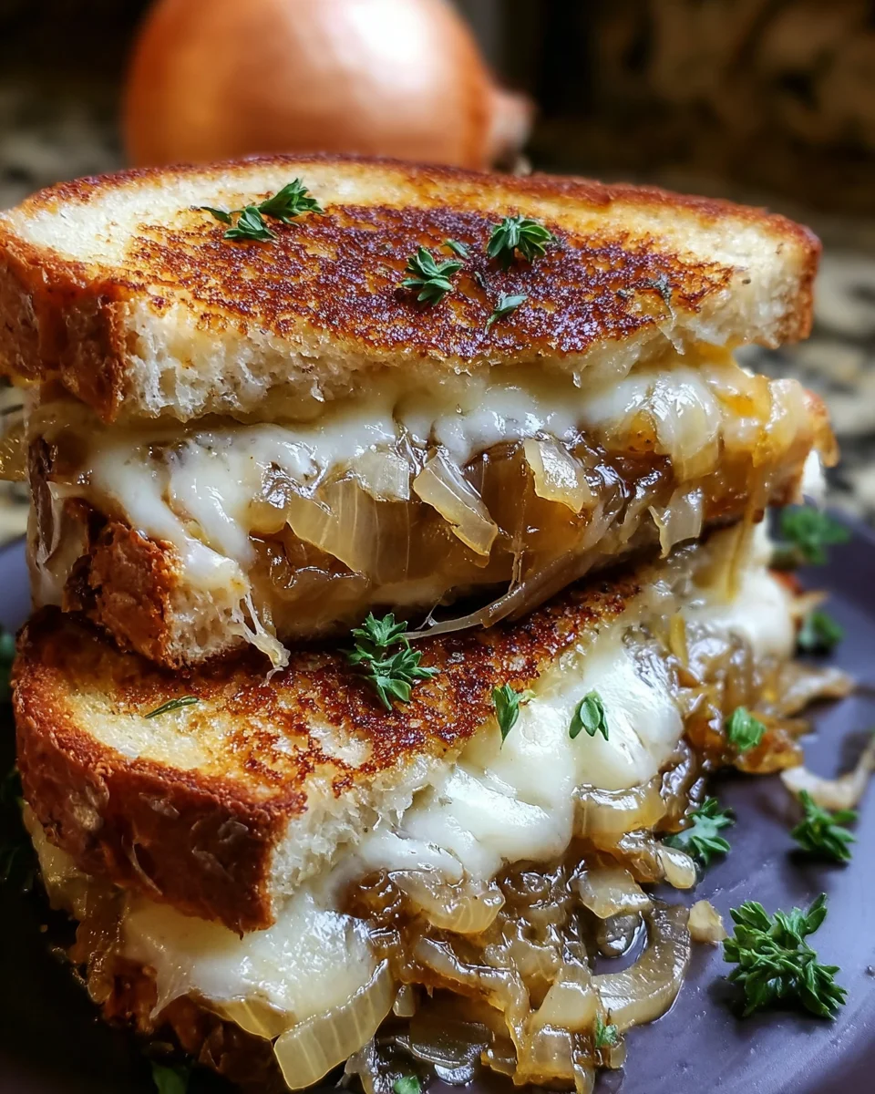 French Onion Grilled Cheese
