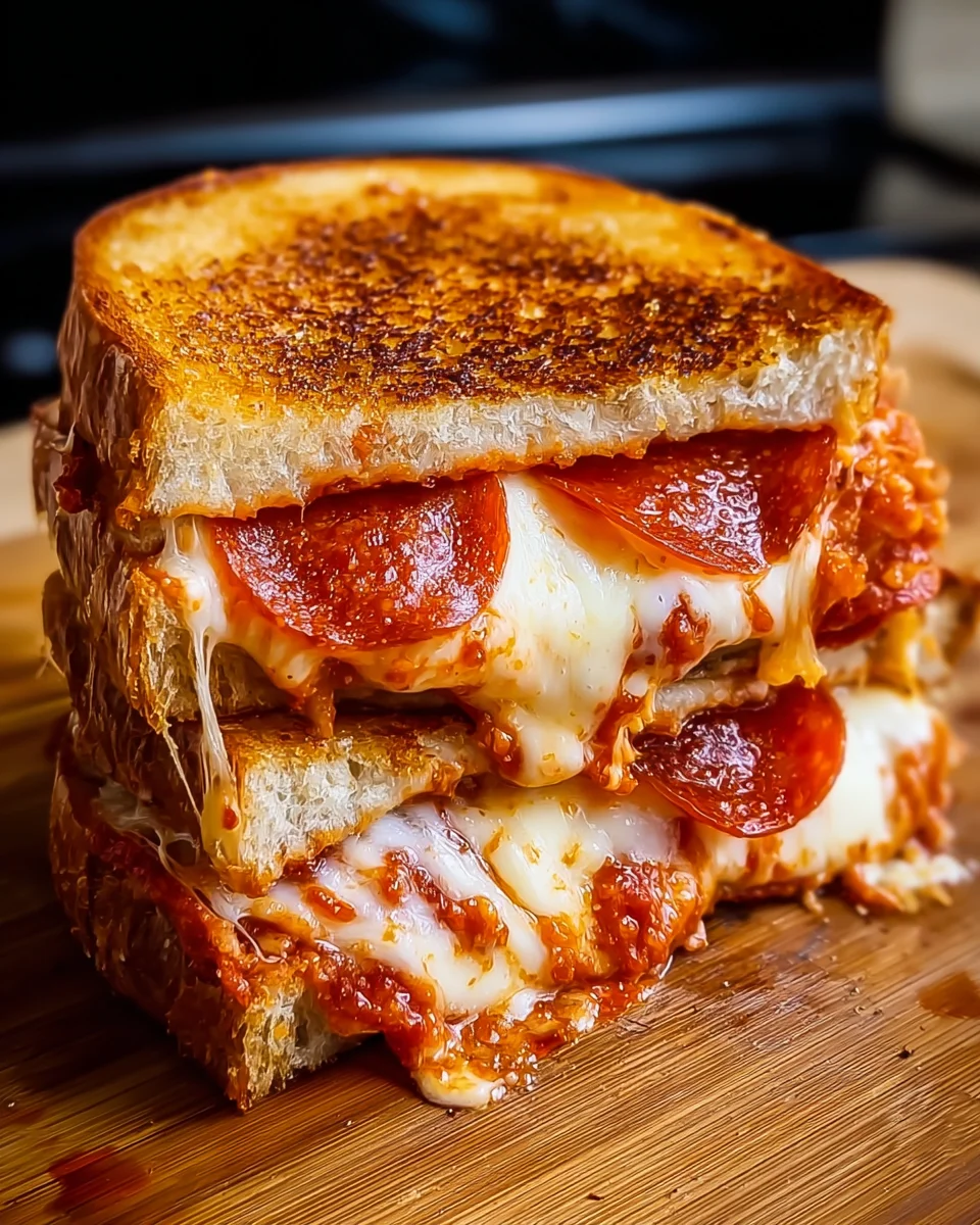 Pepperoni Pizza Grilled Cheese