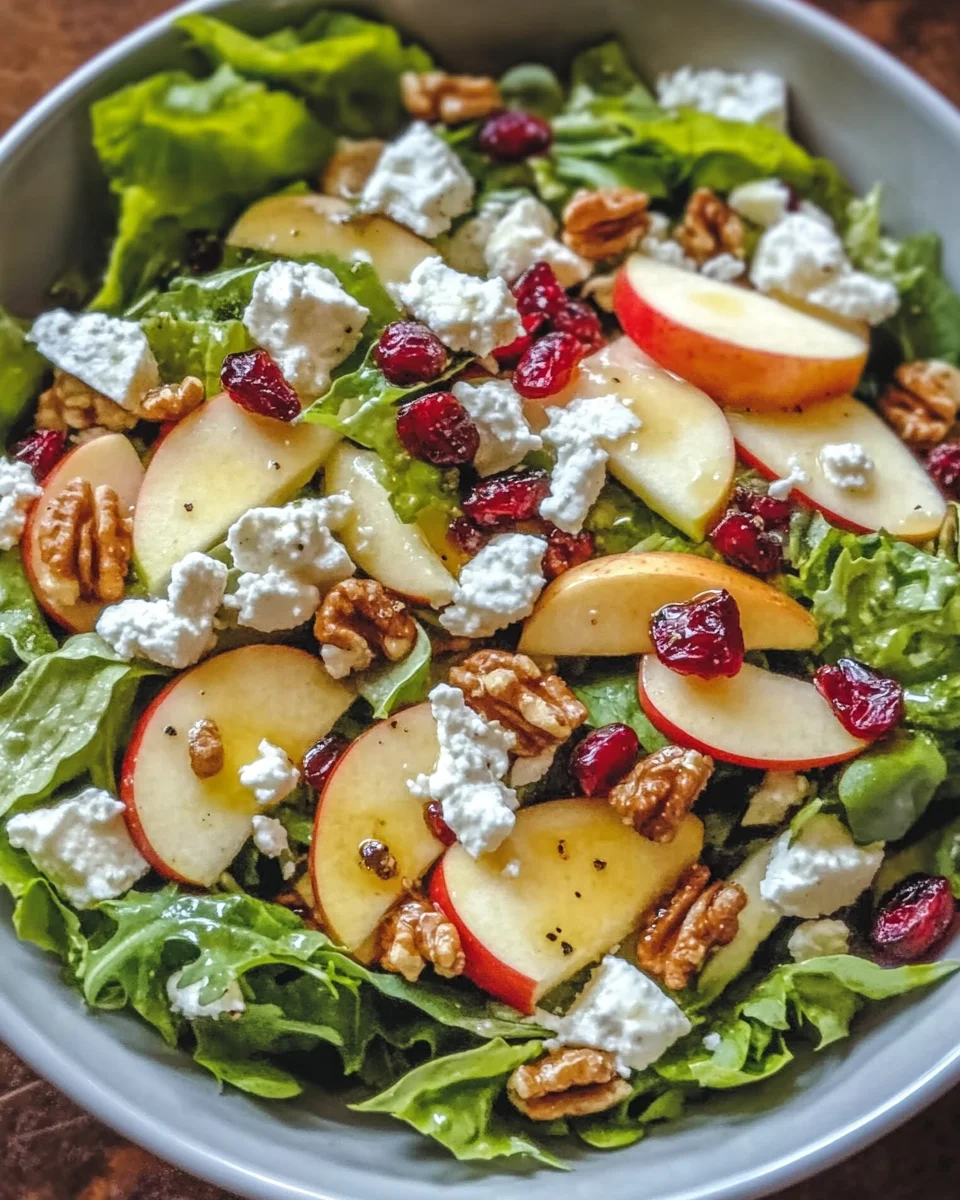 Honeycrisp Apple and Feta Salad