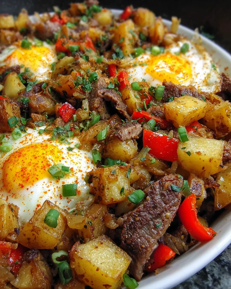 Steak and Potato Breakfast Hash