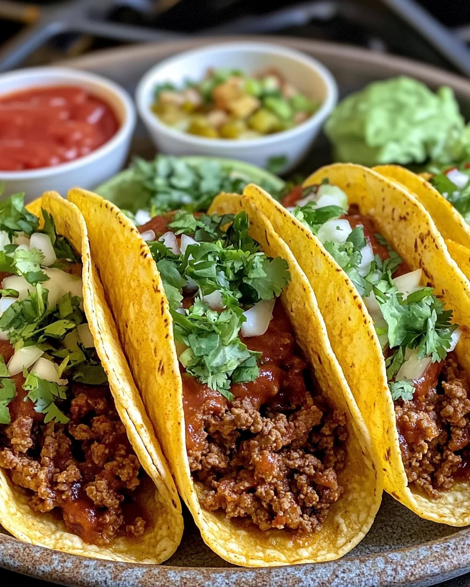 Crispy Ground Beef Tacos