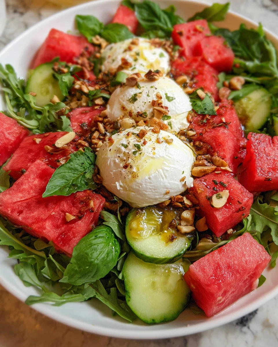 Watermelon Burrata Salad