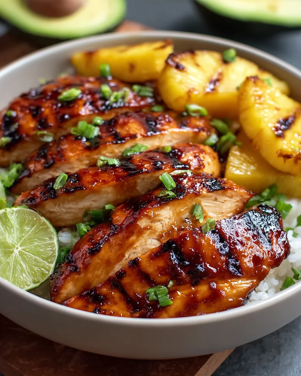 Grilled Hawaiian BBQ Chicken