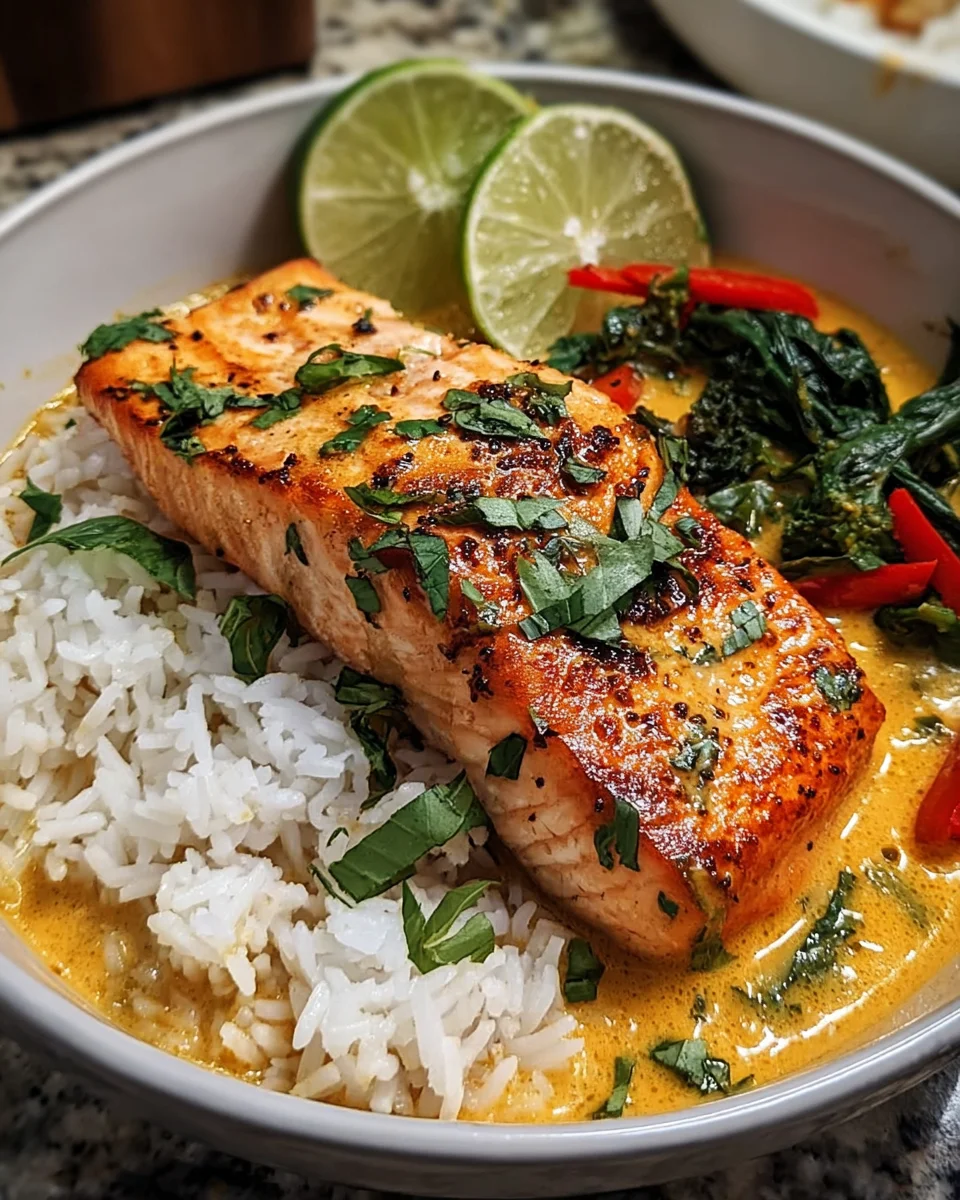 Coconut Curry Salmon