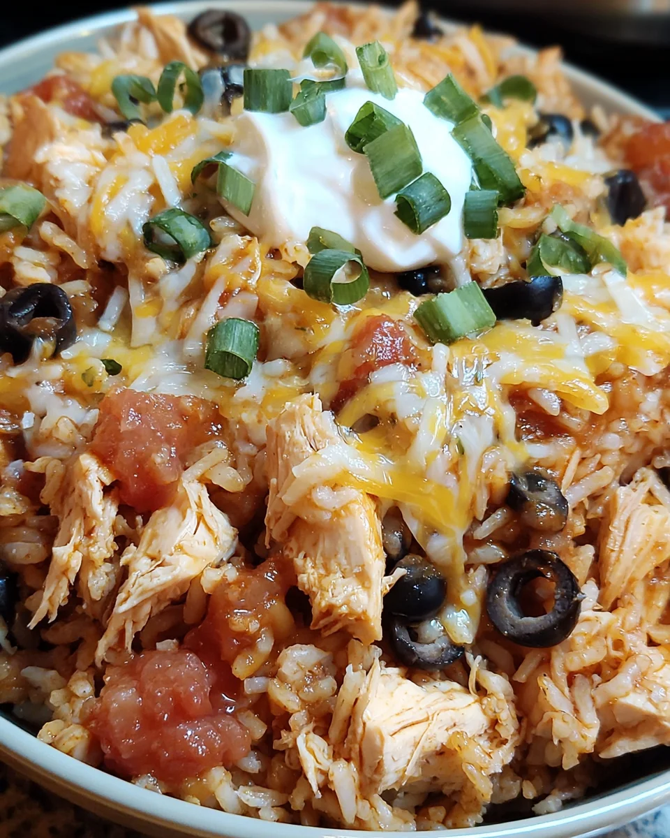 Crock Pot Chicken and Rice Burrito Bowl