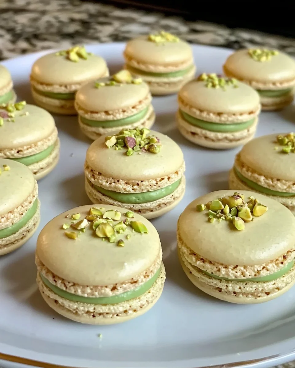 Pistachio Macarons