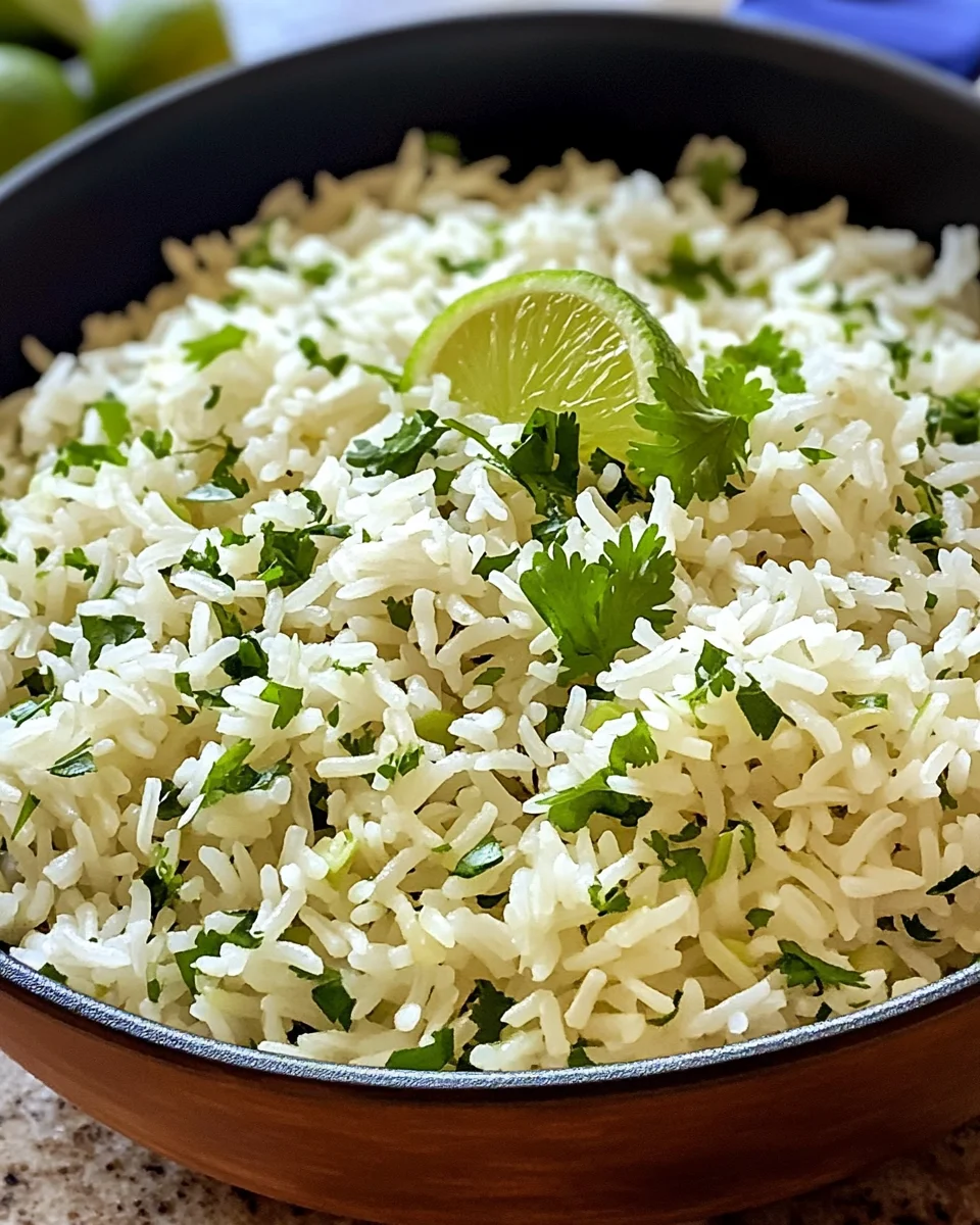 Cilantro Lime Rice