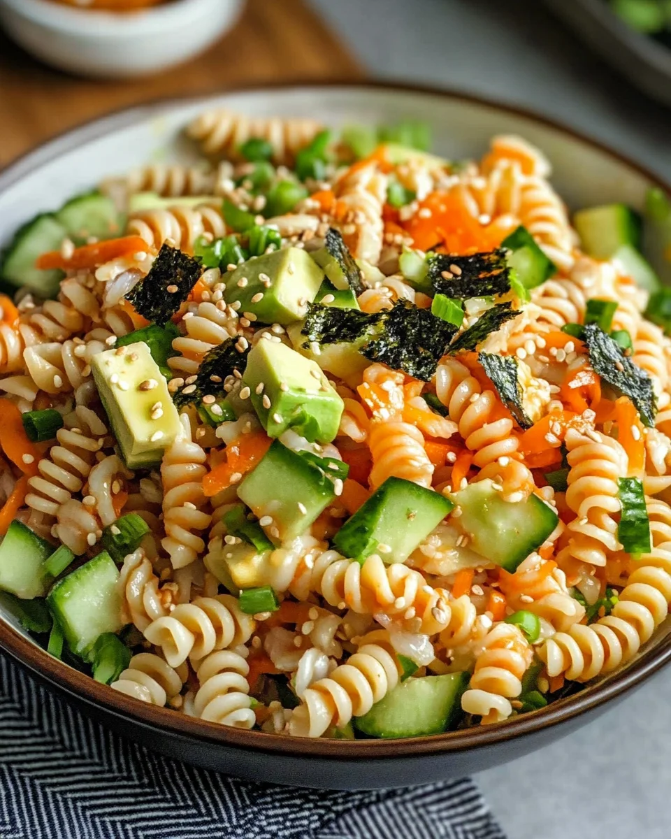 Sushi-Inspired Pasta Salad