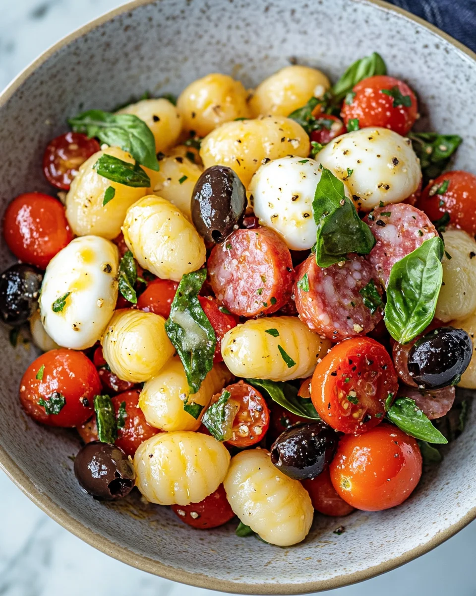 Gnocchi Antipasto Salad