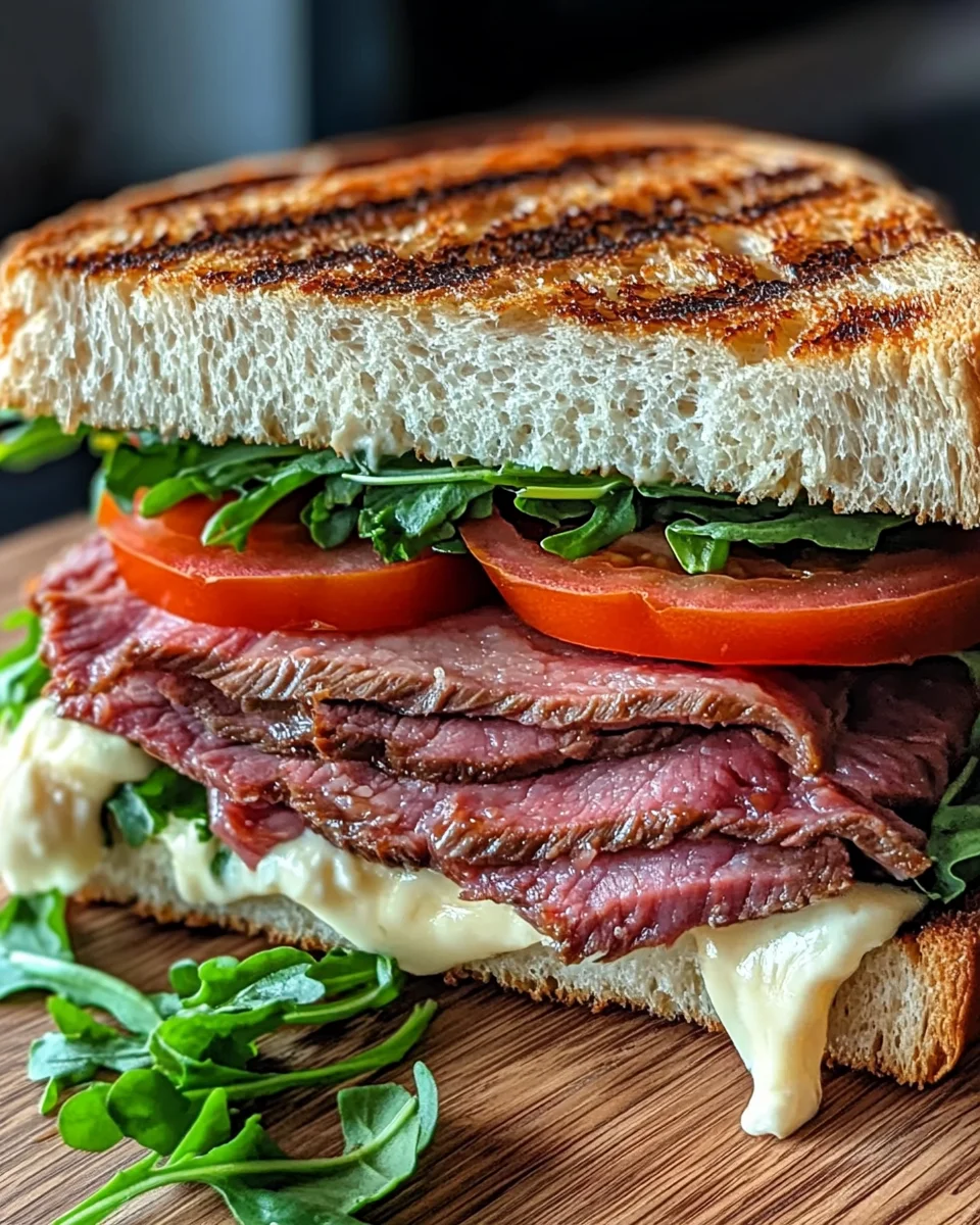 Roast Beef and Horseradish Sandwich