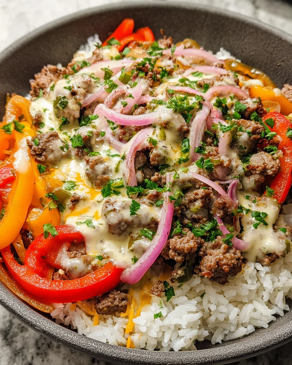 Philly Cheesesteak Bowl