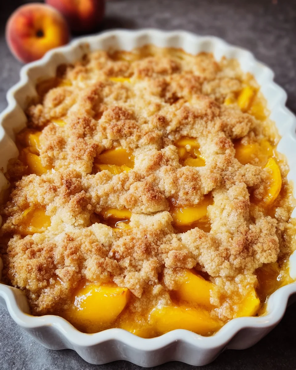 Peach Cobbler