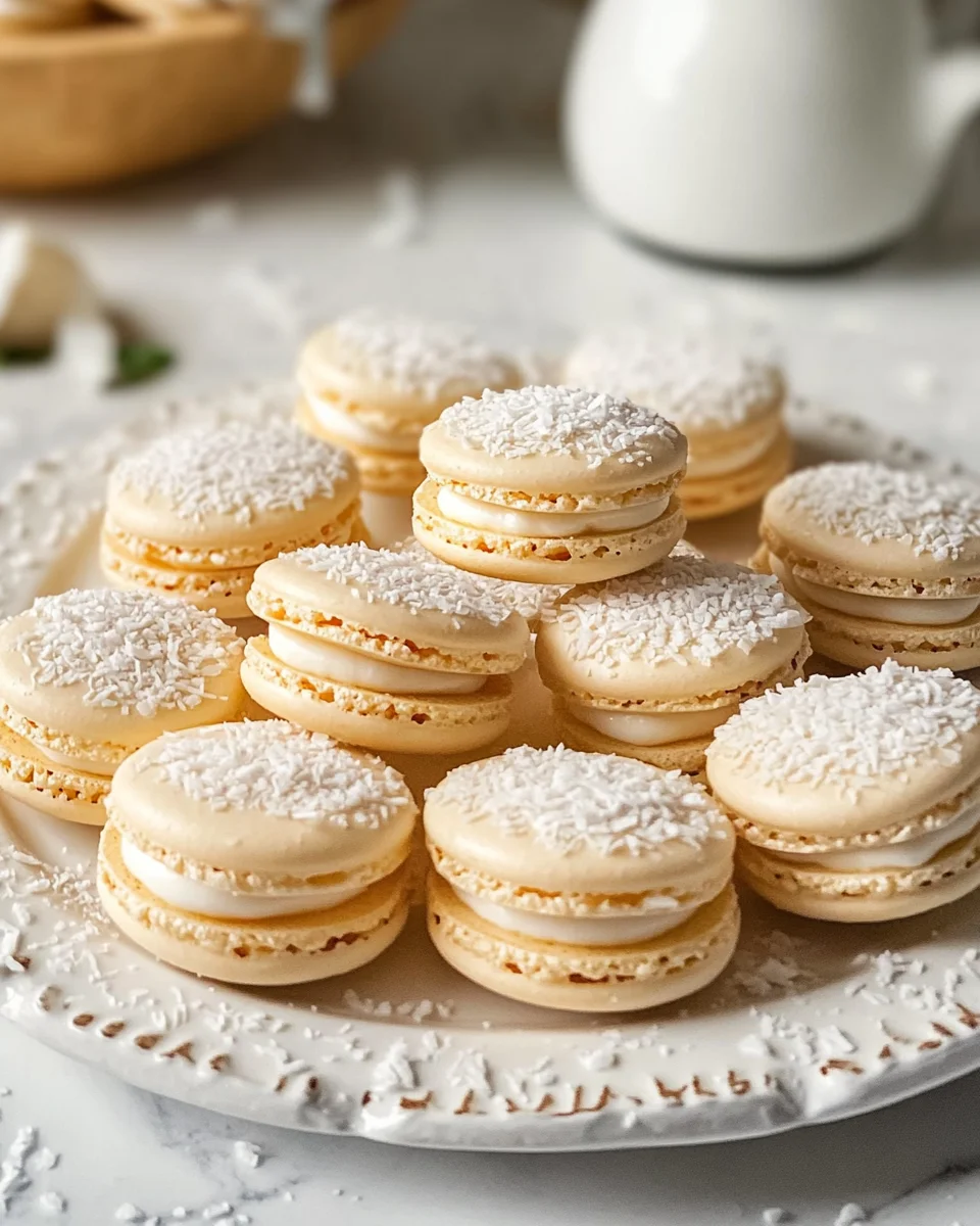 Coconut Macarons