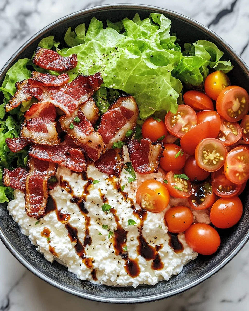 BLT Cottage Cheese Bowl