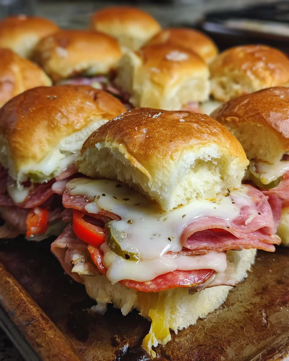 Hot Italian Sliders