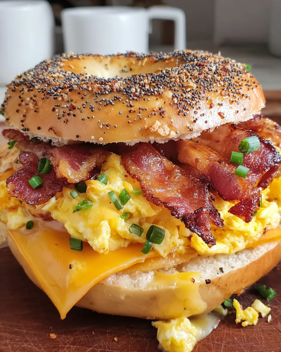 Breakfast Bagel Sandwich