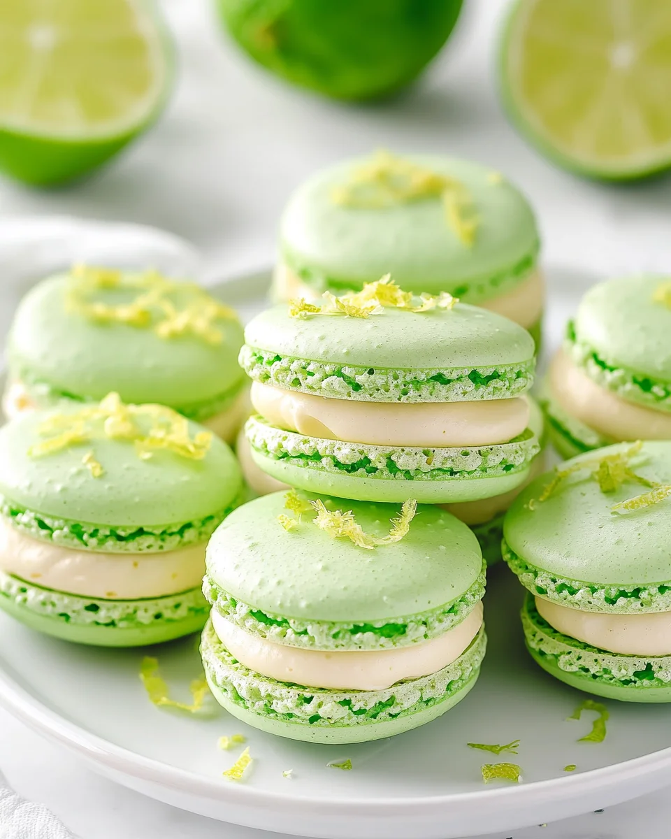 Key Lime Macarons