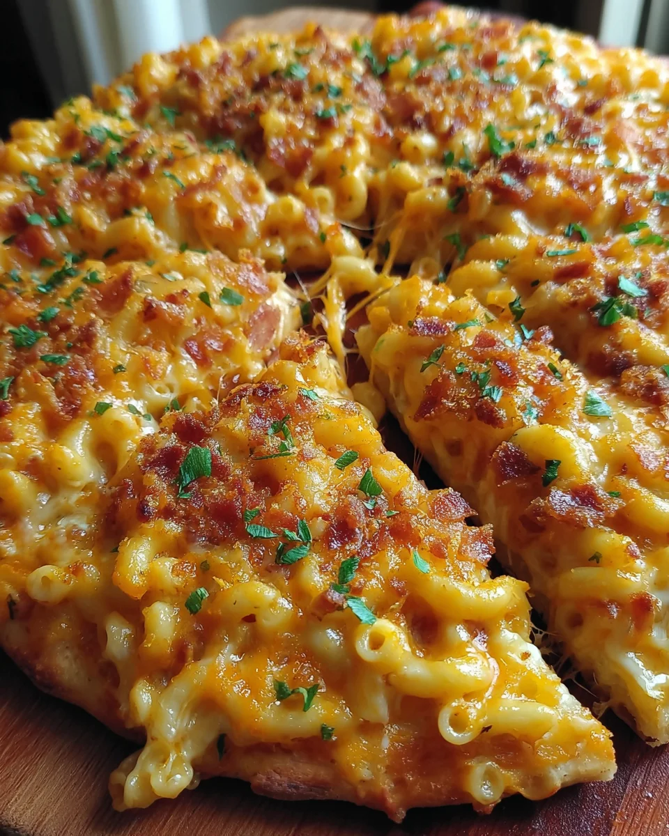 Macaroni and Cheese Pizza