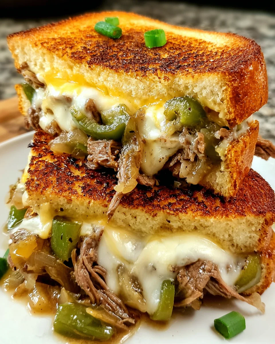 Philly Cheesesteak Grilled Cheese Casserole