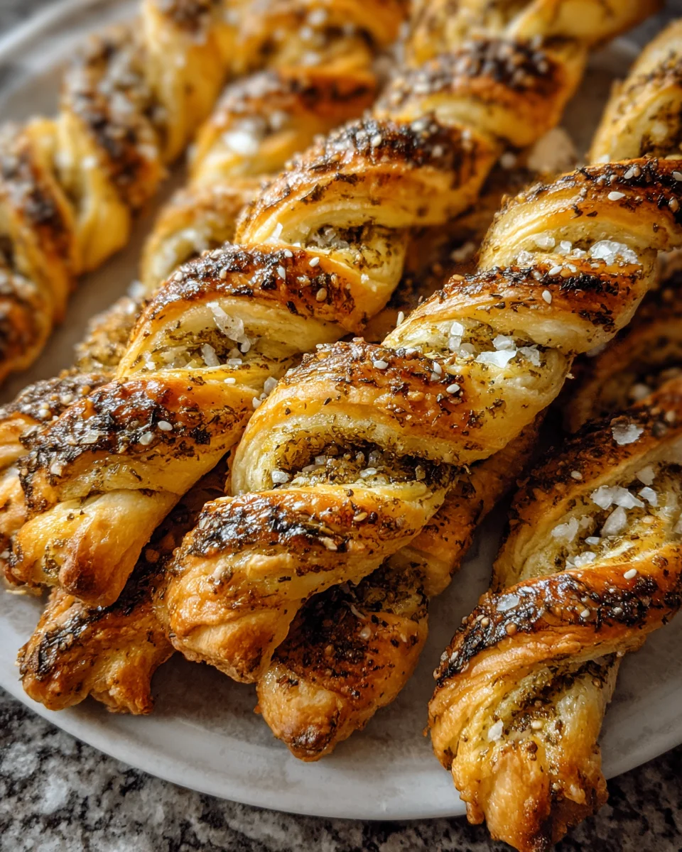 Puff Pastry Twists with Zaatar