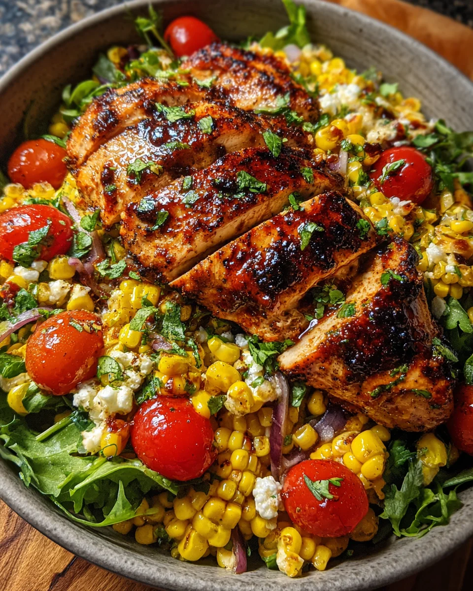 Bbq Chicken & Corn Salad: A Flavorful Summer Delight!