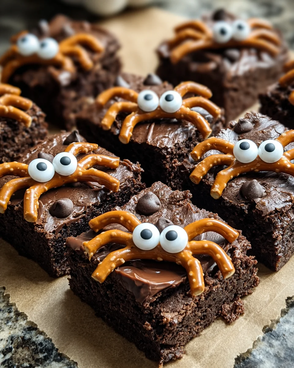 Spider Brownies