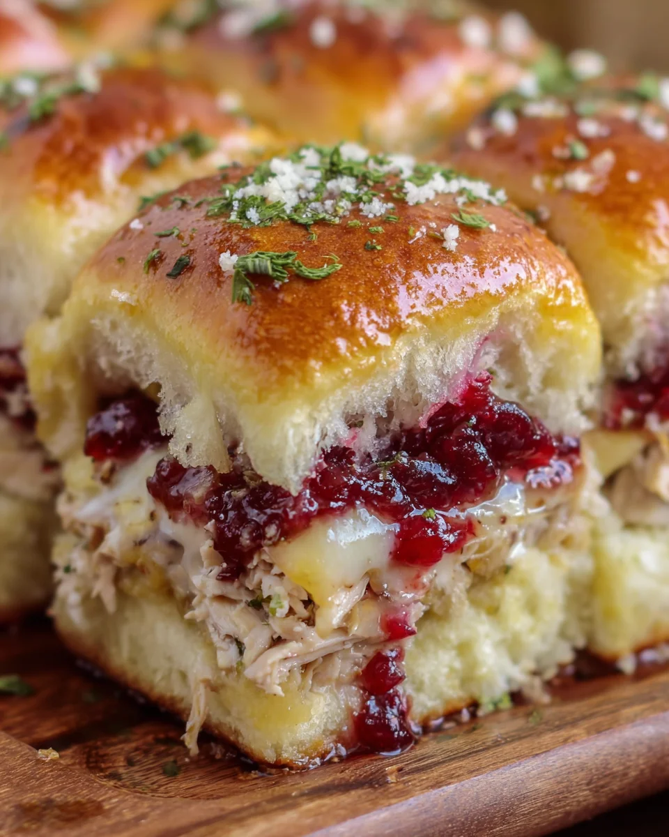 Turkey Cranberry Sliders