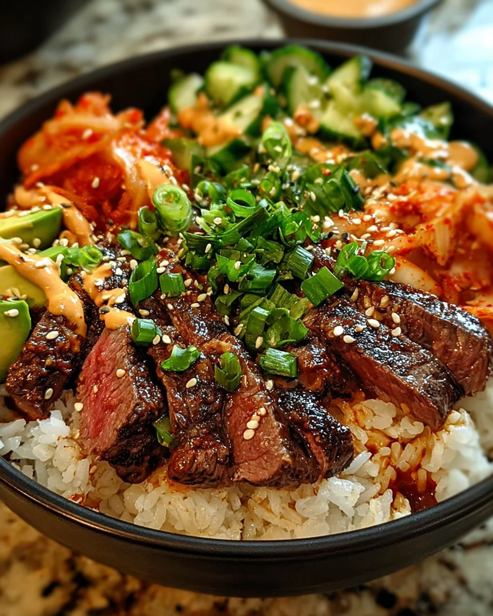 Korean BBQ Steak Bowls: A Flavorful Delight Awaits!