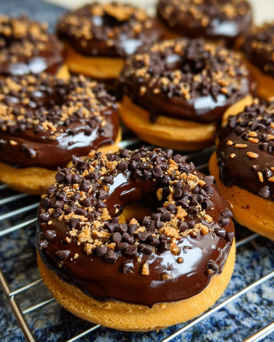 Peanut Butter Baked Donuts