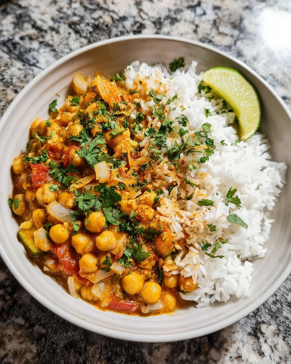 Coconut Chickpea Curry
