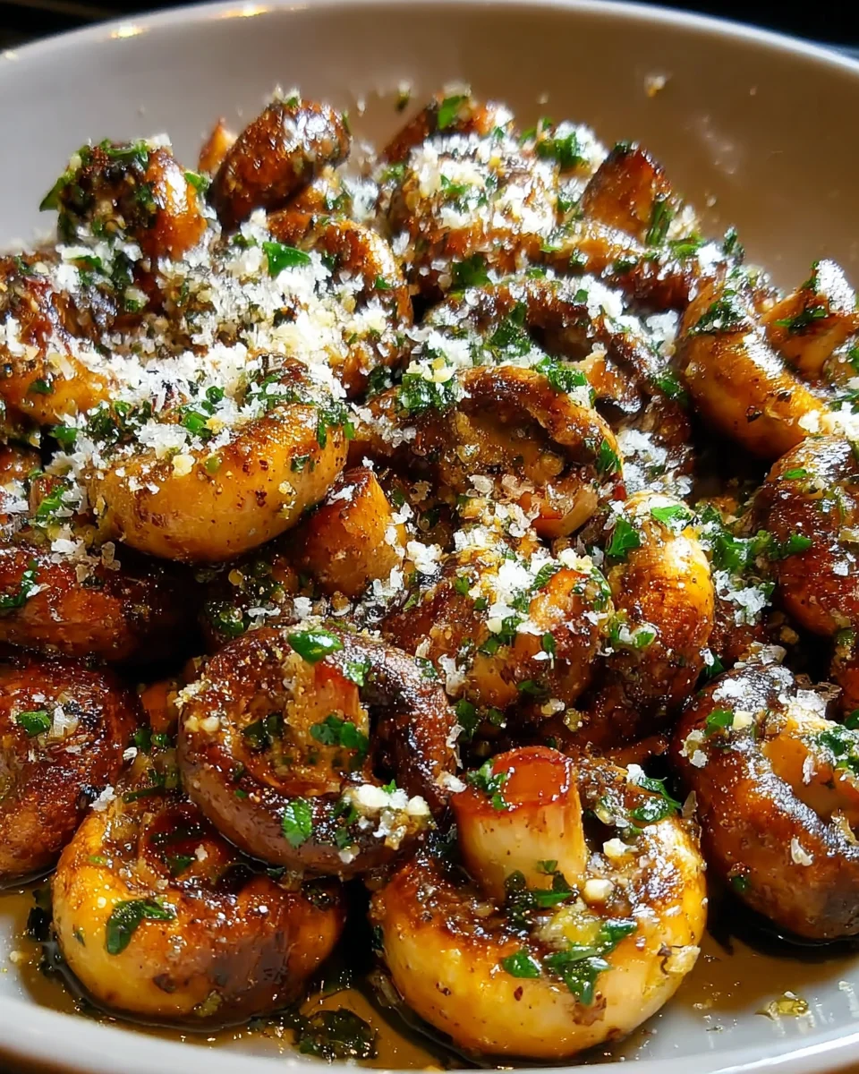 Garlic Parmesan Mushrooms
