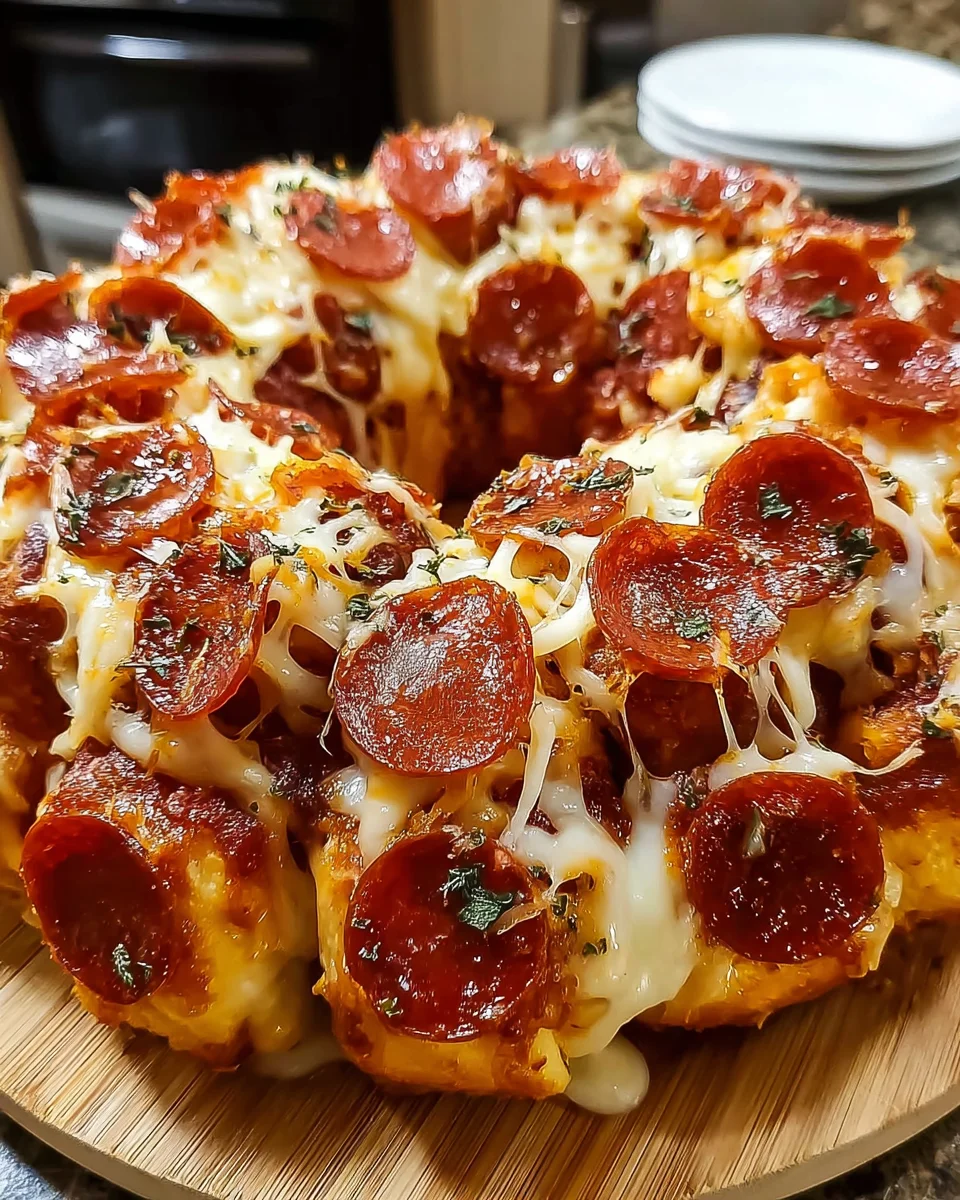 Pizza Monkey Bread Pepperoni