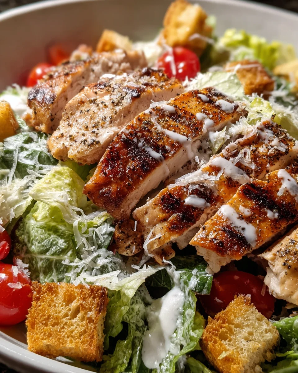 Grilled Chicken Caesar Salad