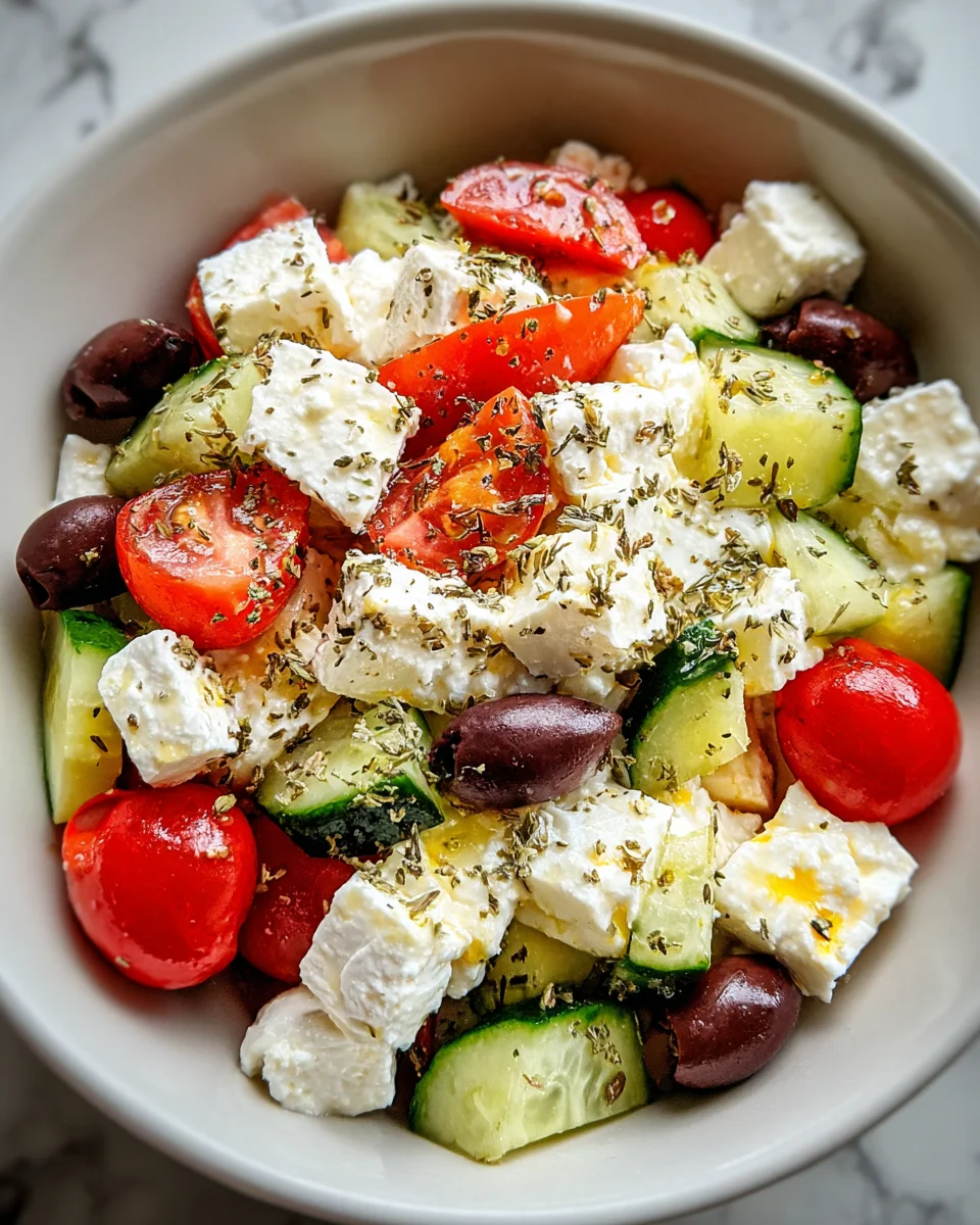 Greek Cottage Cheese Salad: A Deliciously Healthy Recipe!