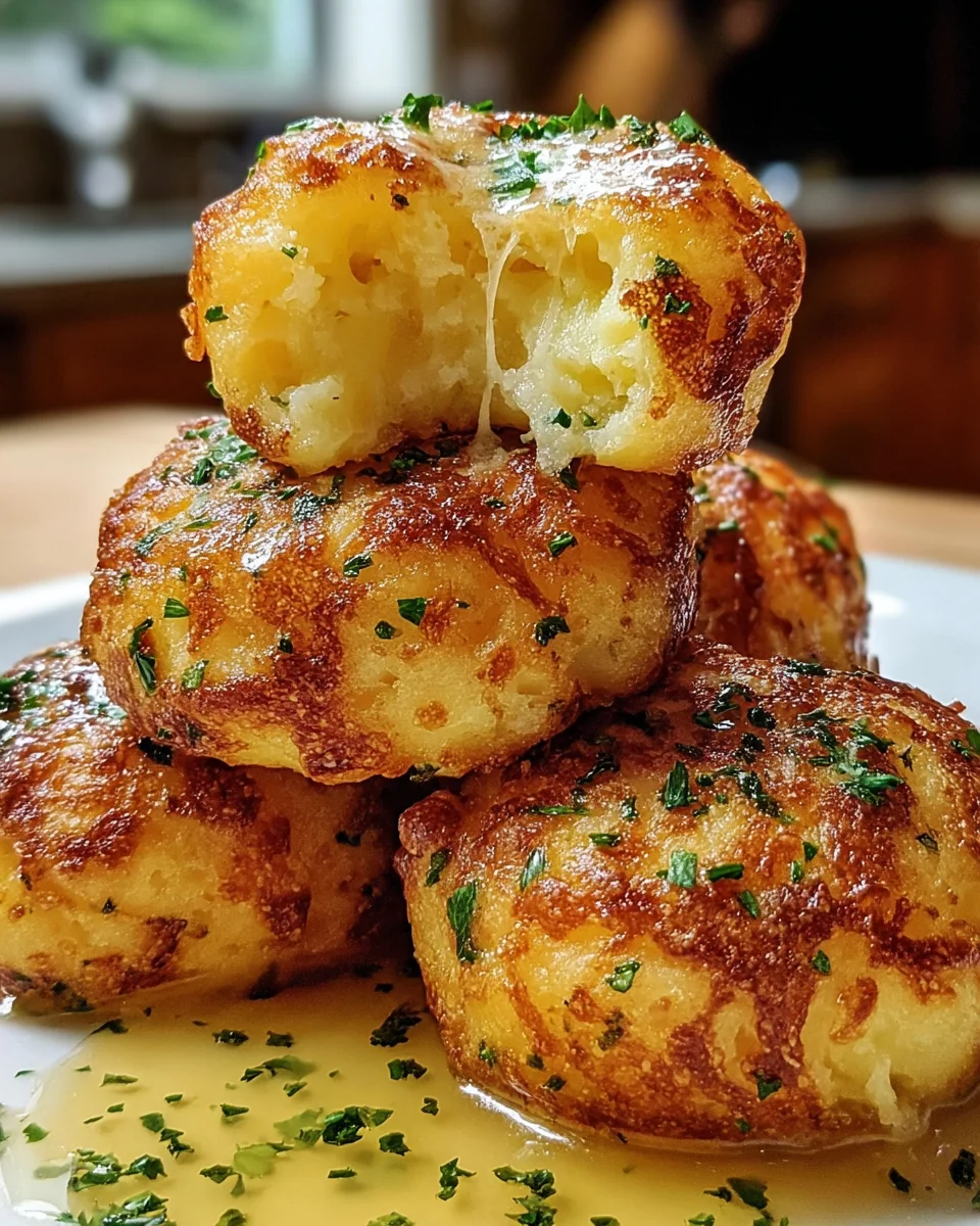 Mashed Potato Cheese Puffs
