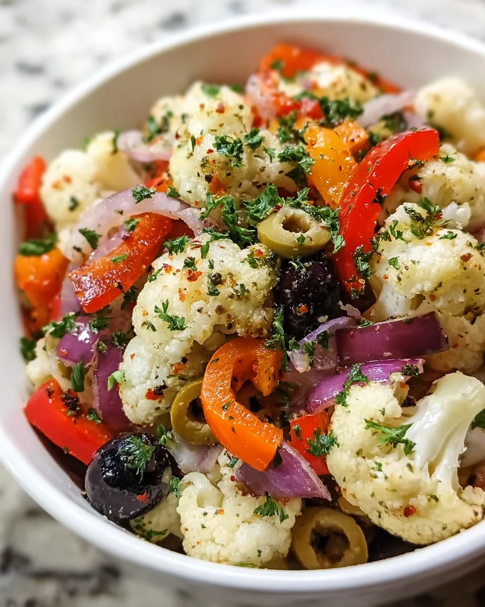 Marinated Cauliflower Salad