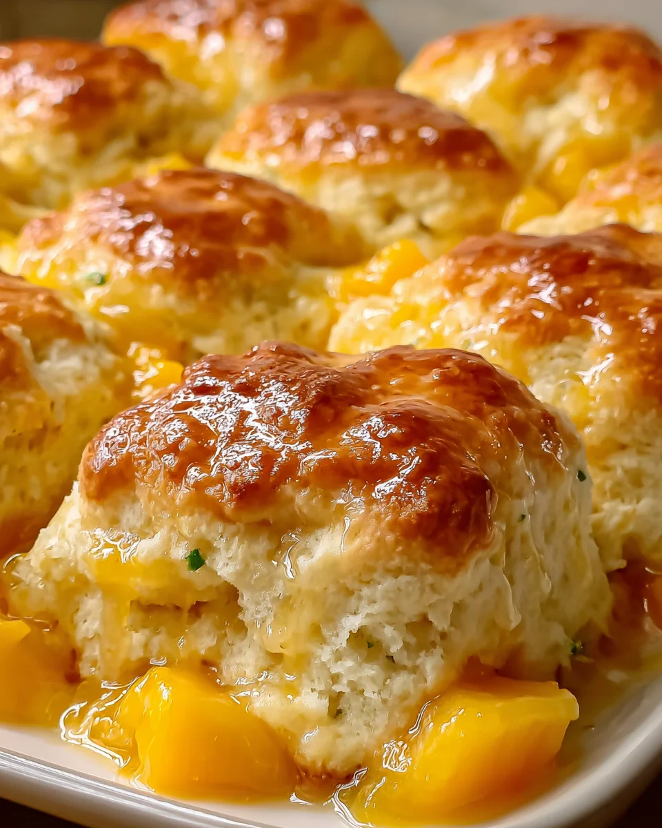 Peach Butter Swim Biscuits