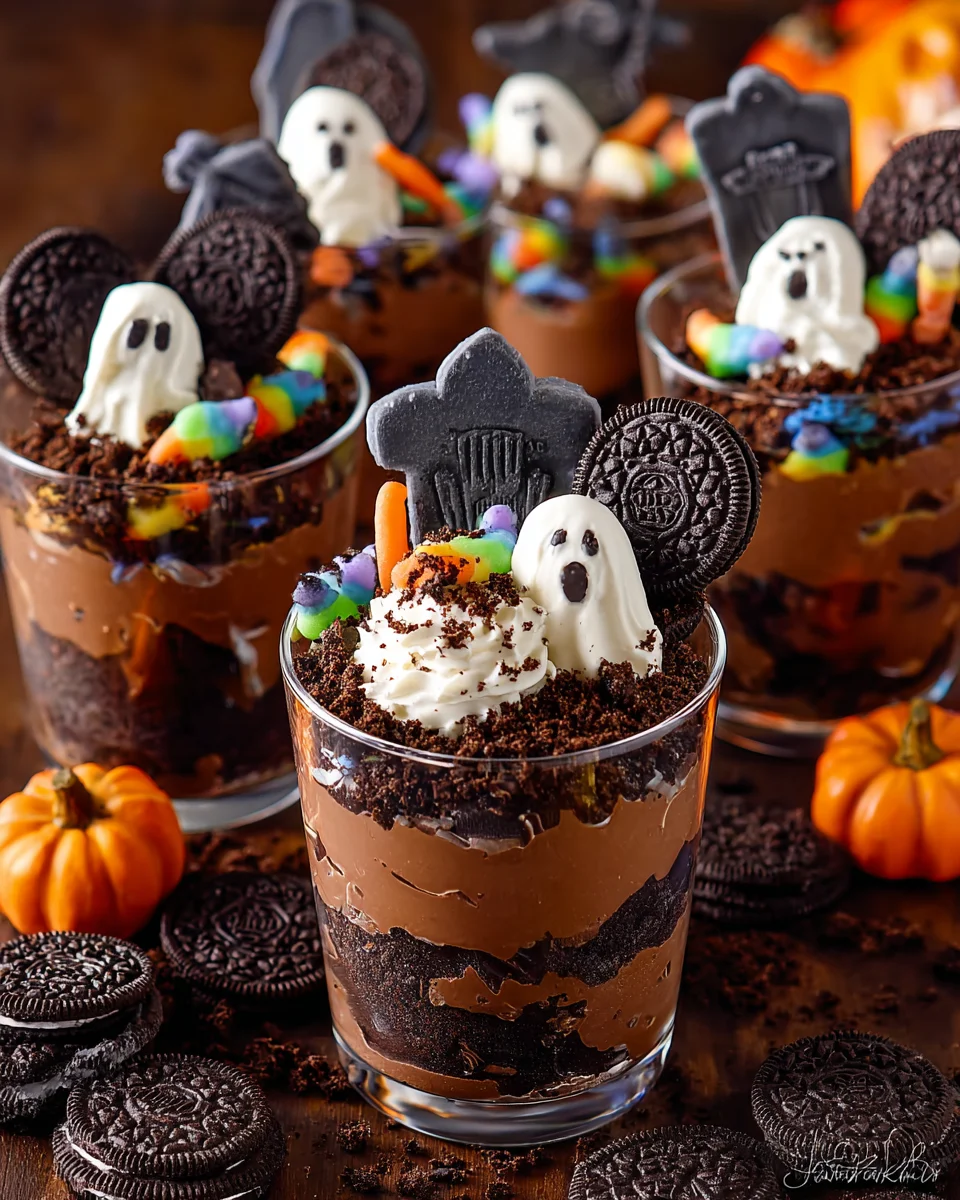 Halloween Graveyard Dirt Cups