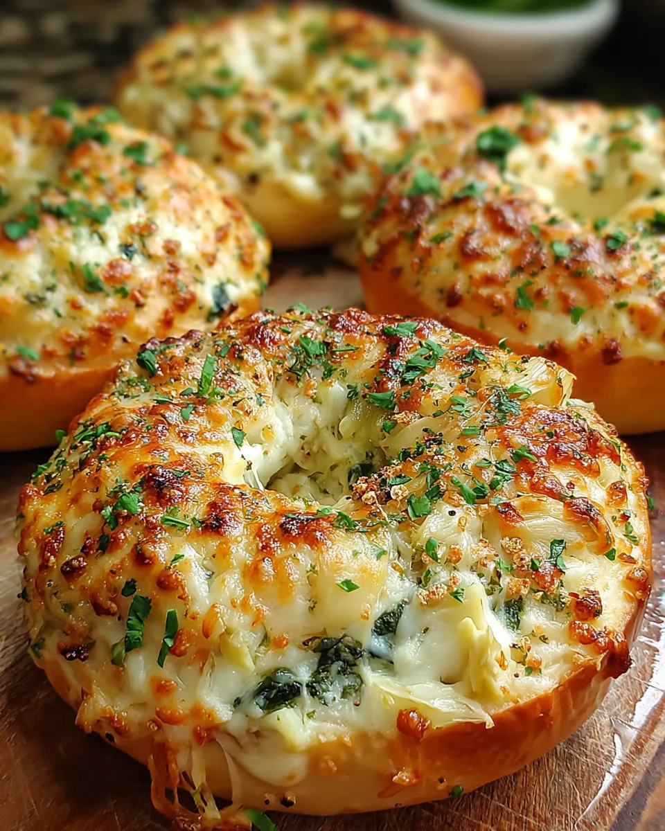 Veggie Cheese Bagels