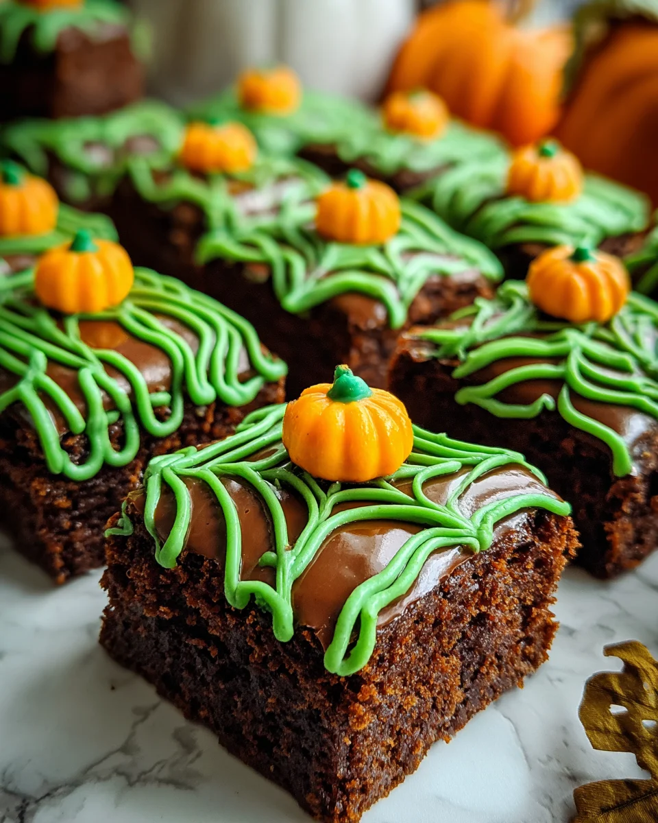 Pumpkin Patch Brownies