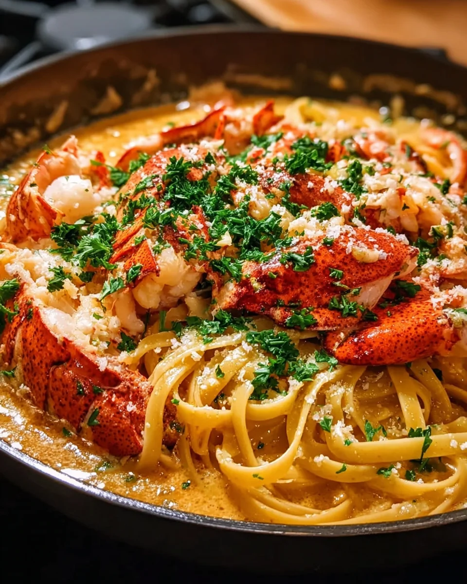 Creamy Spicy Lobster Pasta that Will Wow Your Guests!