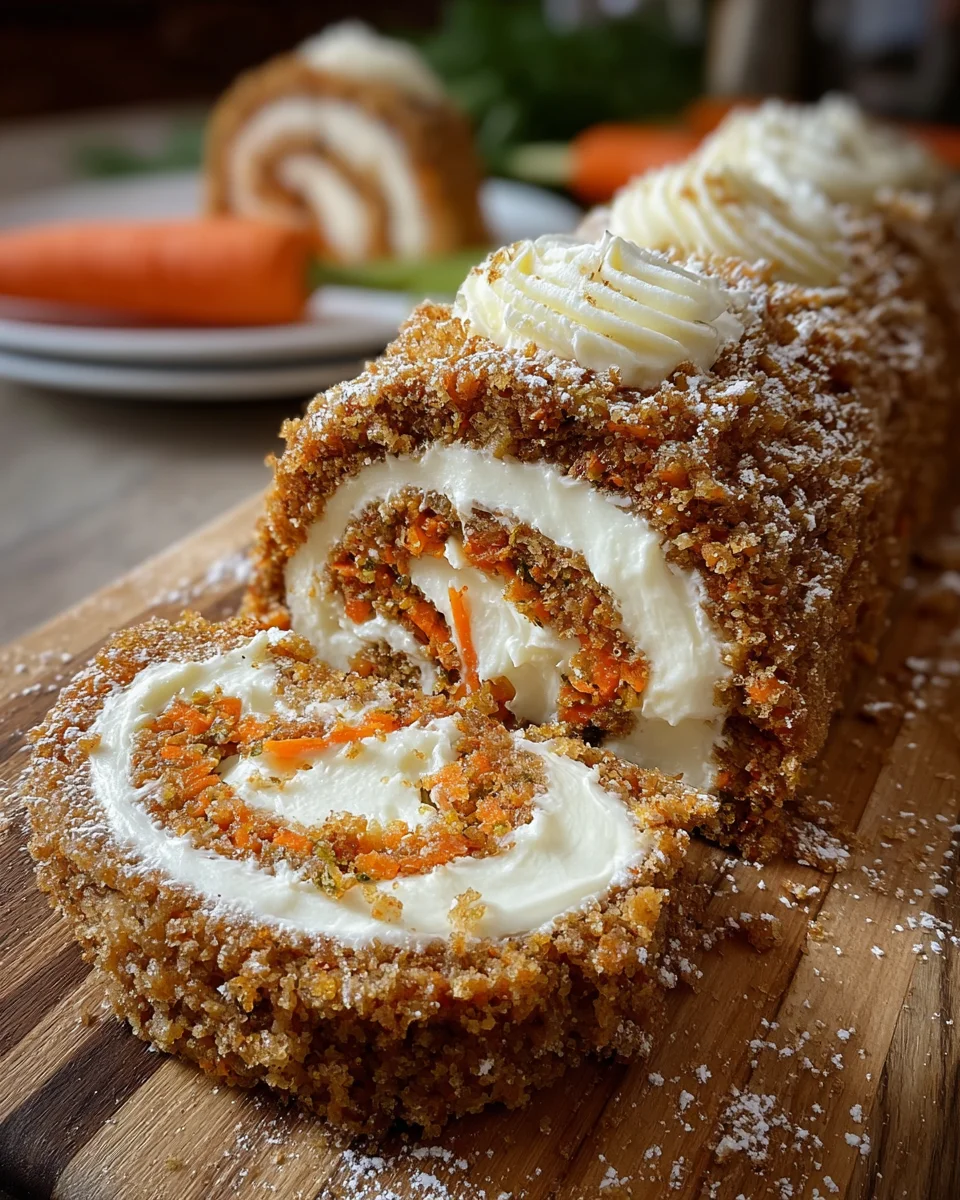 Carrot Cake Roll